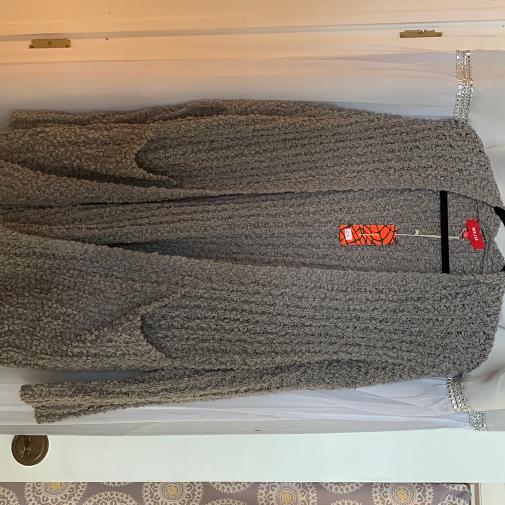 Grey, Net.153 cardigan, M/L, brand new
